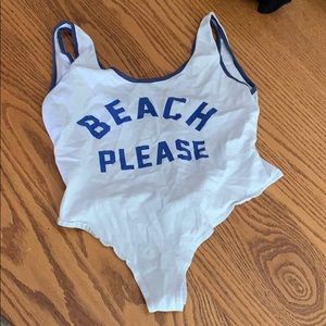 Beach please bodysuit